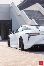 Lexus LC500 Hybrid on Vossen Wheels (HF-1) 2018 года (JP)